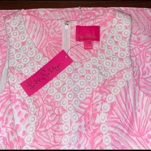 Lilly Pulitzer Macfarlane Stretch Shift Dress - Picture 9 of 10